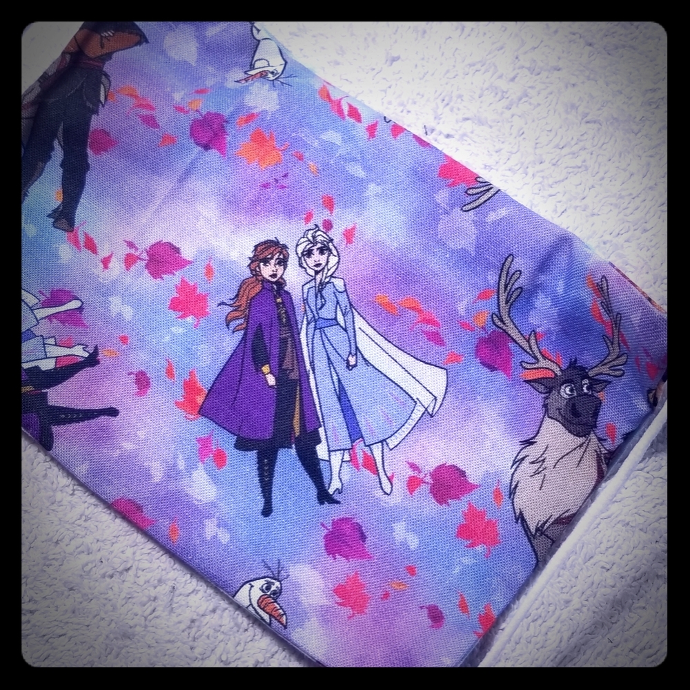 Frozen girl cotton face mask metal nose strip